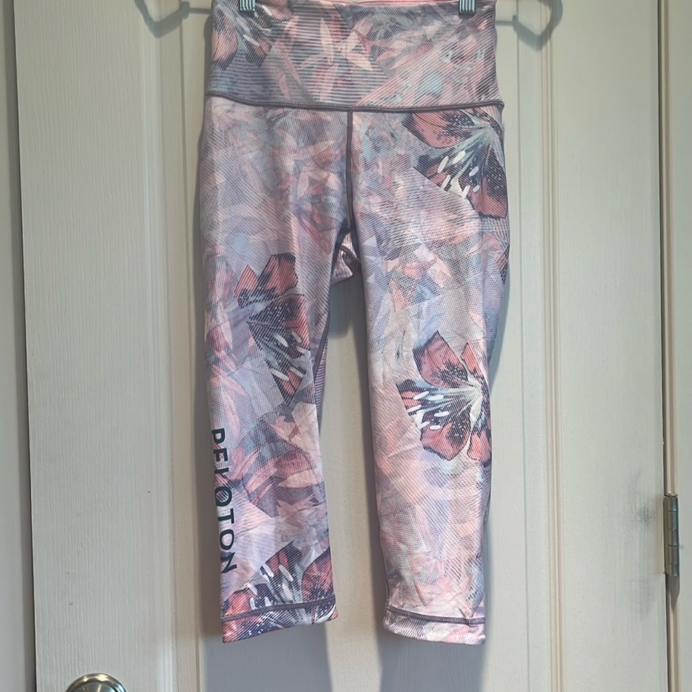 NWT Set of capri length leggings and sports bra 
 WITH for Peloton. Medium